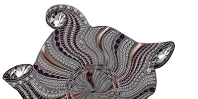 Joya Broche Concha perteneciente a la primera colección de Karmele Jewelry Design