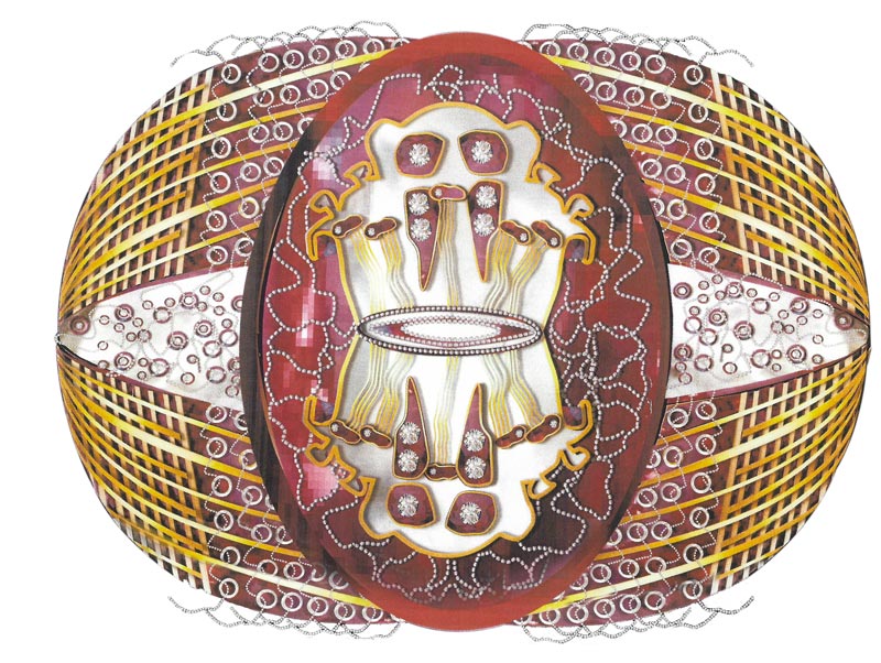 Joya Rutícula perteneciente a la cuarta colección de Karmele Jewelry Design